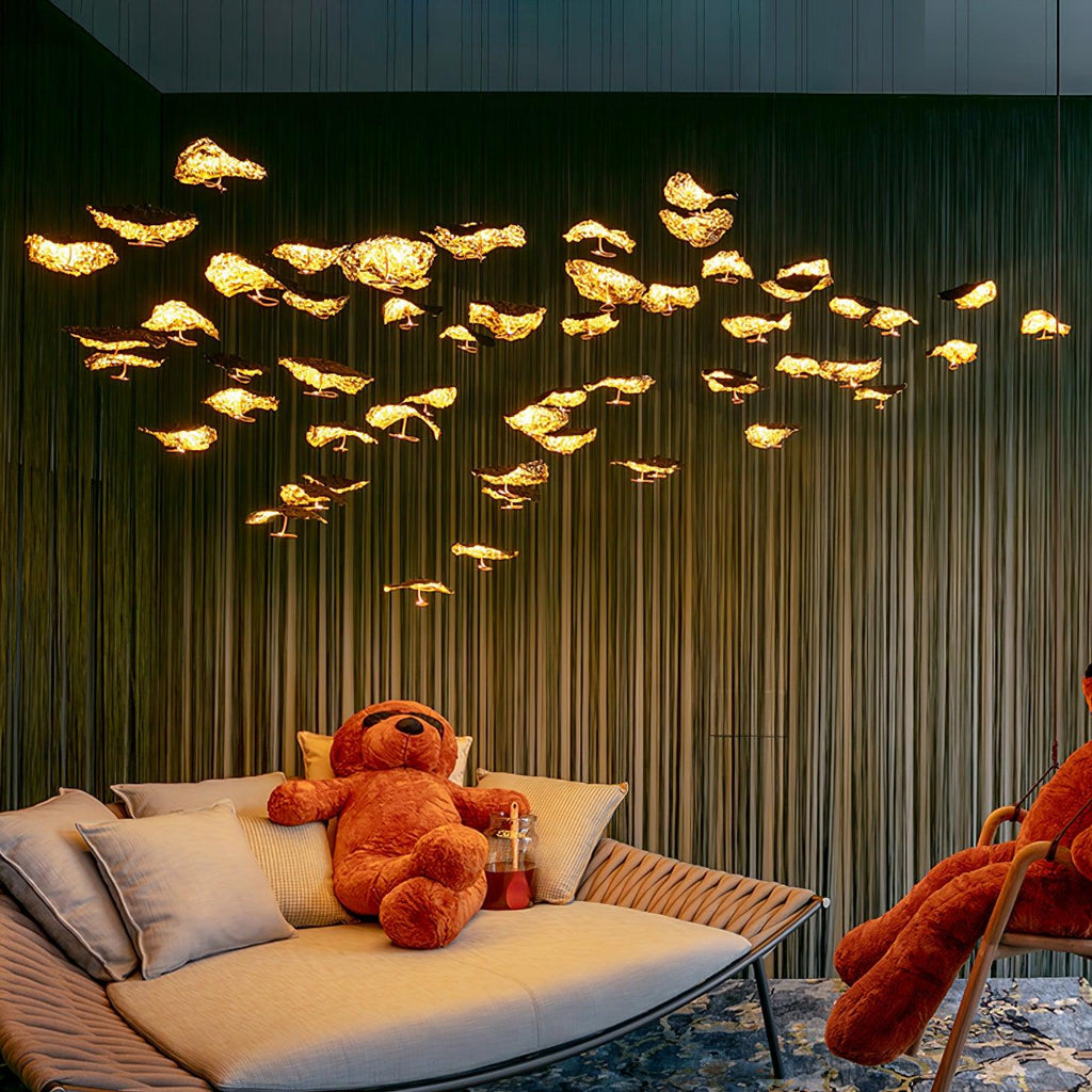 Lorrenia Brass Chandelier-Moonnatur