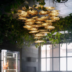Lorrenia Brass Chandelier-Moonnatur