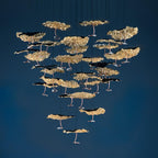 Lorrenia Brass Chandelier-Moonnatur