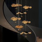 Lorrenia Brass Chandelier-Moonnatur