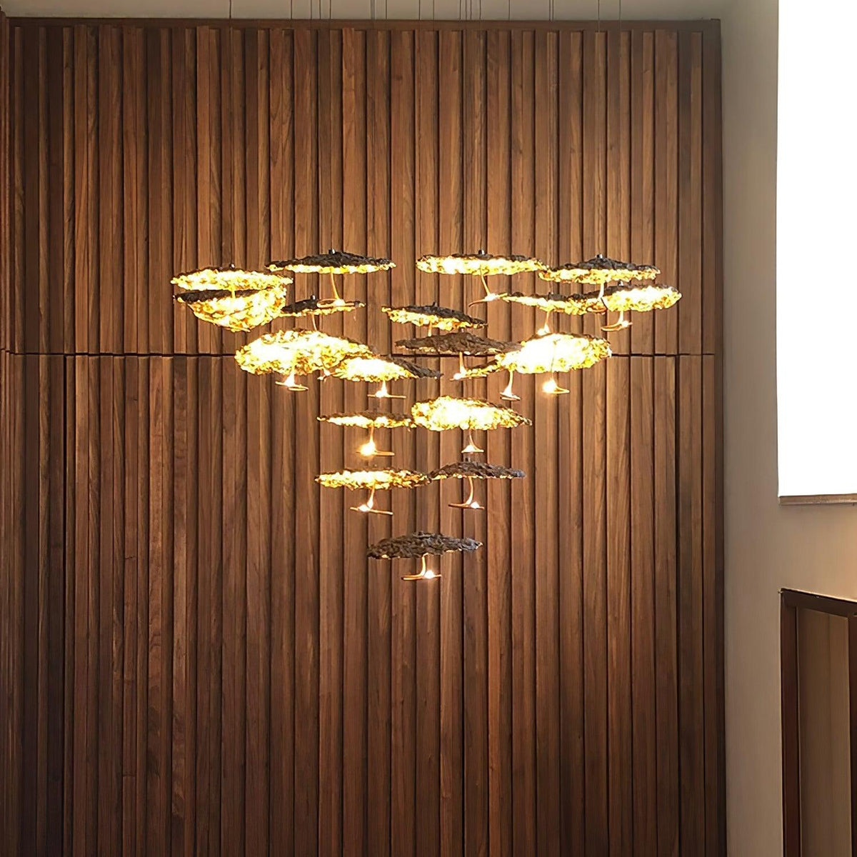Lorrenia Brass Chandelier-Moonnatur