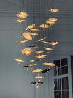 Lorrenia Brass Chandelier-Moonnatur