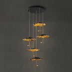 Lorrenia Brass Chandelier-Moonnatur