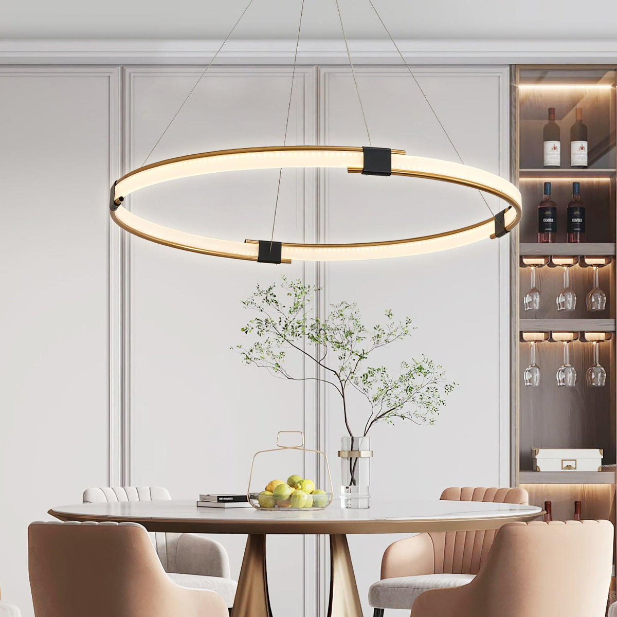 Bellarion Acrylic Chandelier-Moonnatur