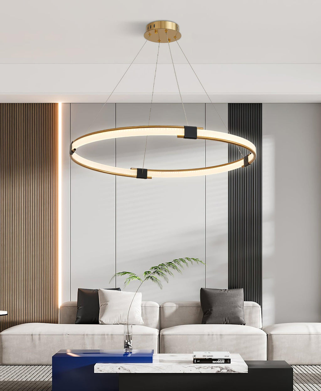 Bellarion Acrylic Chandelier-Moonnatur