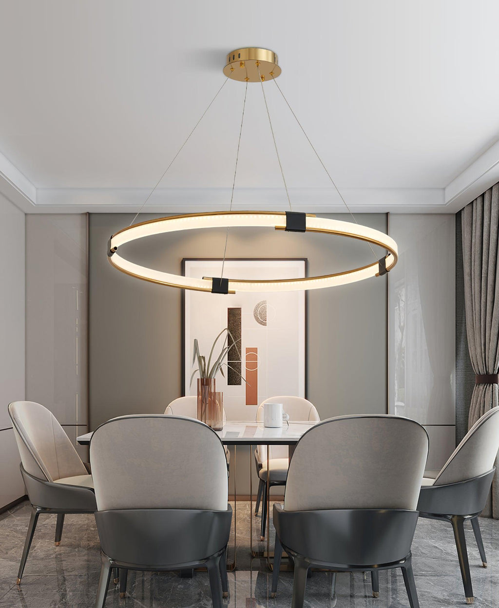 Bellarion Acrylic Chandelier-Moonnatur