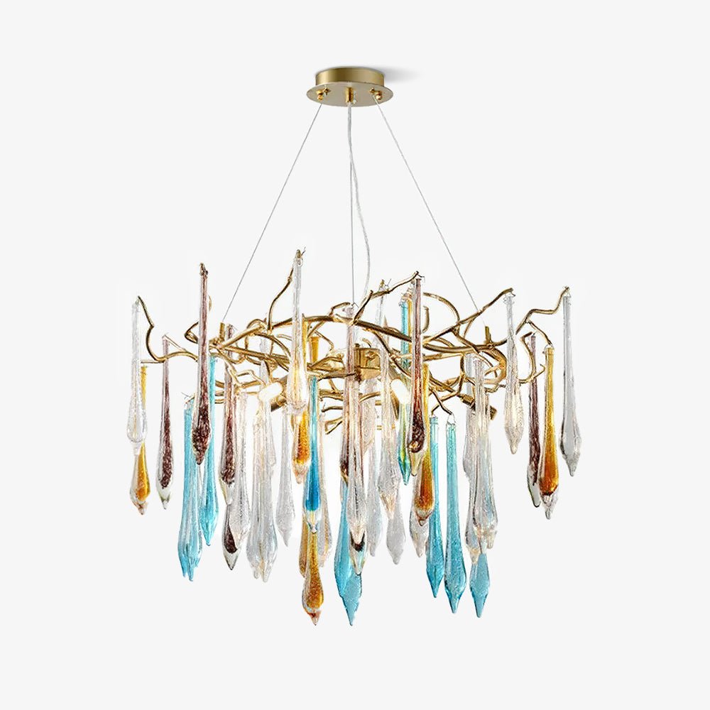 Ilvenera Glass Chandelier-Moonnatur