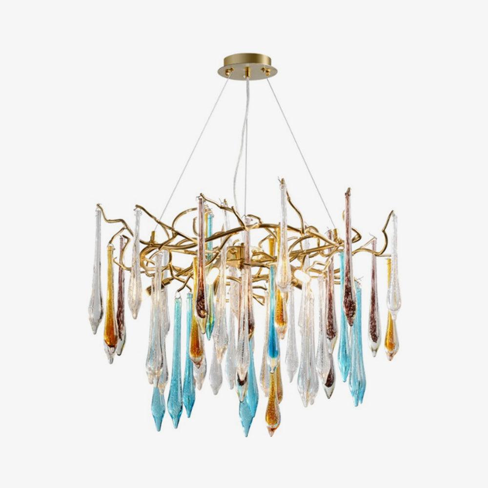 Ilvenera Glass Chandelier-Moonnatur