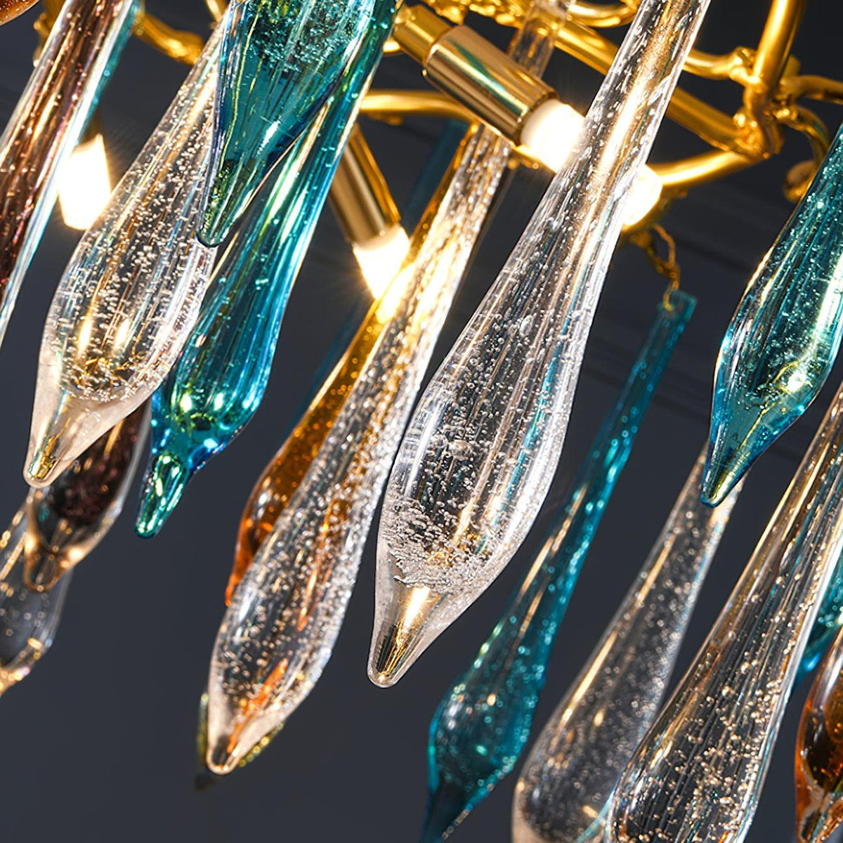 Ilvenera Glass Chandelier-Moonnatur