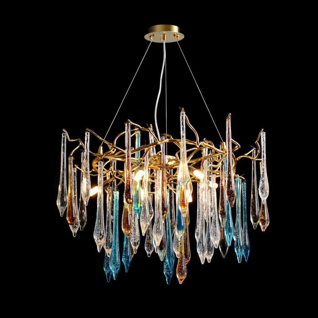 Ilvenera Glass Chandelier-Moonnatur