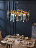 Ilvenera Glass Chandelier-Moonnatur