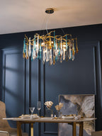 Ilvenera Glass Chandelier-Moonnatur