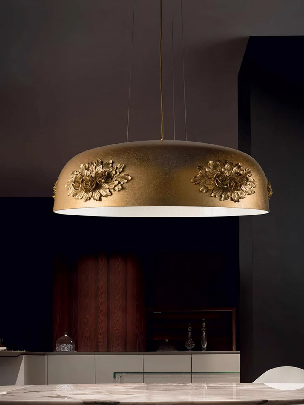 Brackune Crystal Pendant Light-Moonnatur