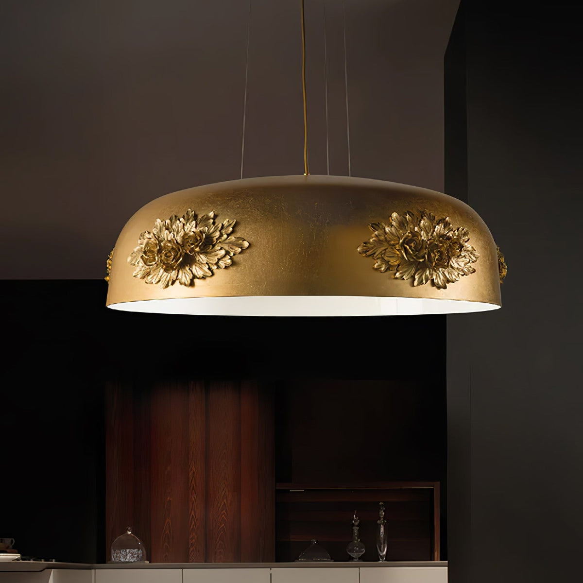 Brackune Crystal Pendant Light-Moonnatur