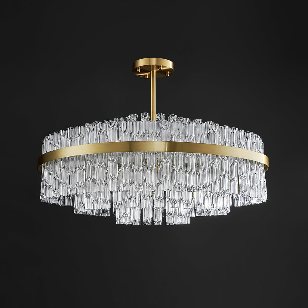 Quenena Glass Chandelier-Moonnatur