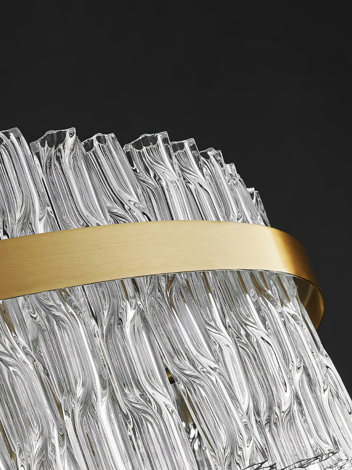 Quenena Glass Chandelier-Moonnatur