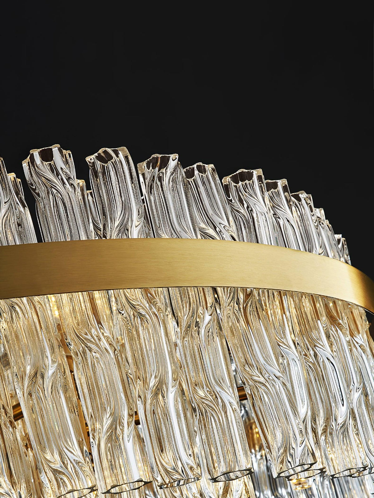 Quenena Glass Chandelier-Moonnatur