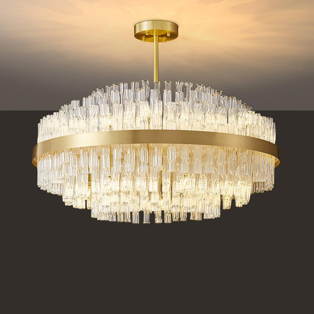Quenena Glass Chandelier-Moonnatur