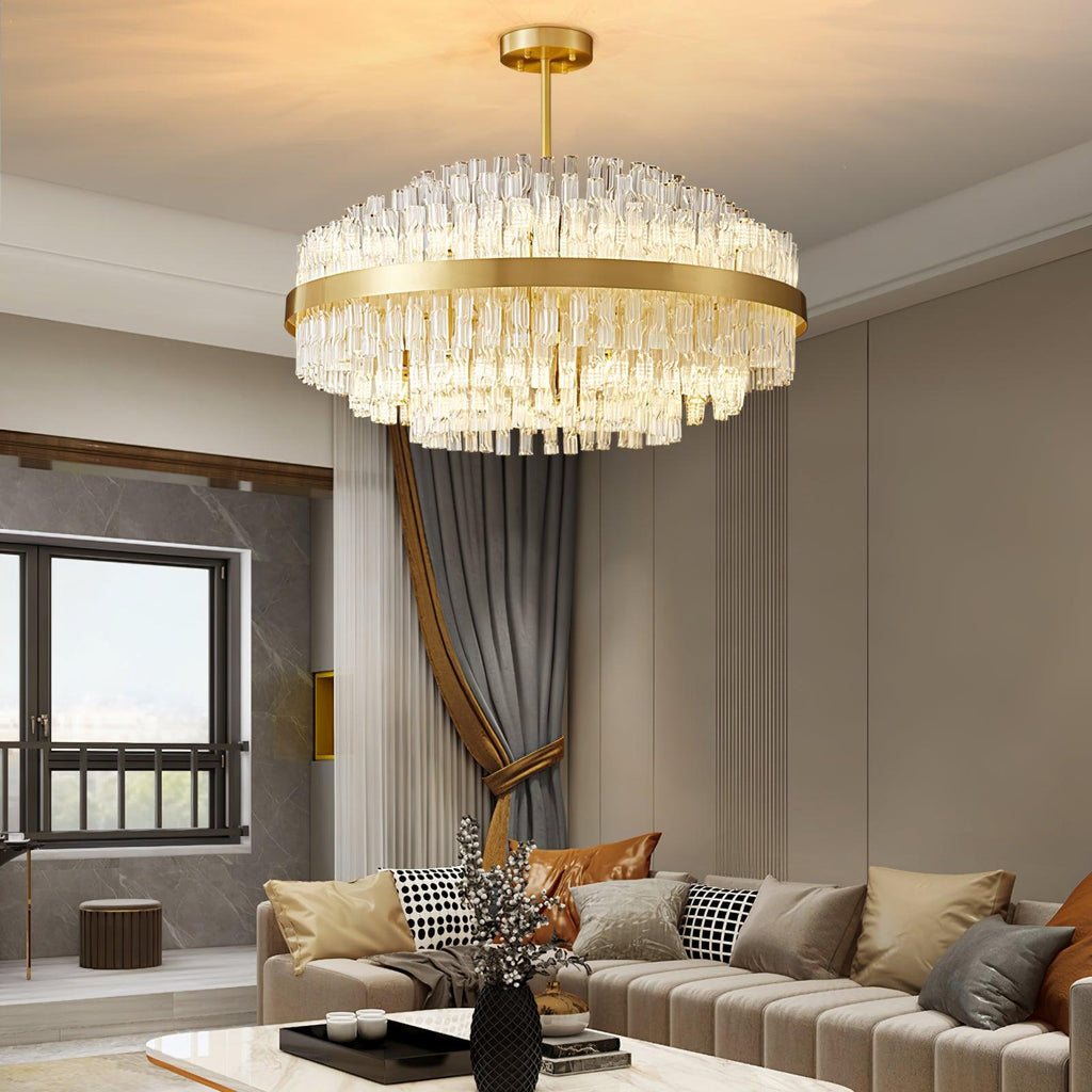 Quenena Glass Chandelier-Moonnatur