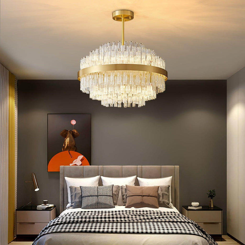 Quenena Glass Chandelier-Moonnatur