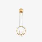 Delavelle Brass Wall Light-Moonnatur