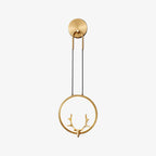 Delavelle Brass Wall Light-Moonnatur