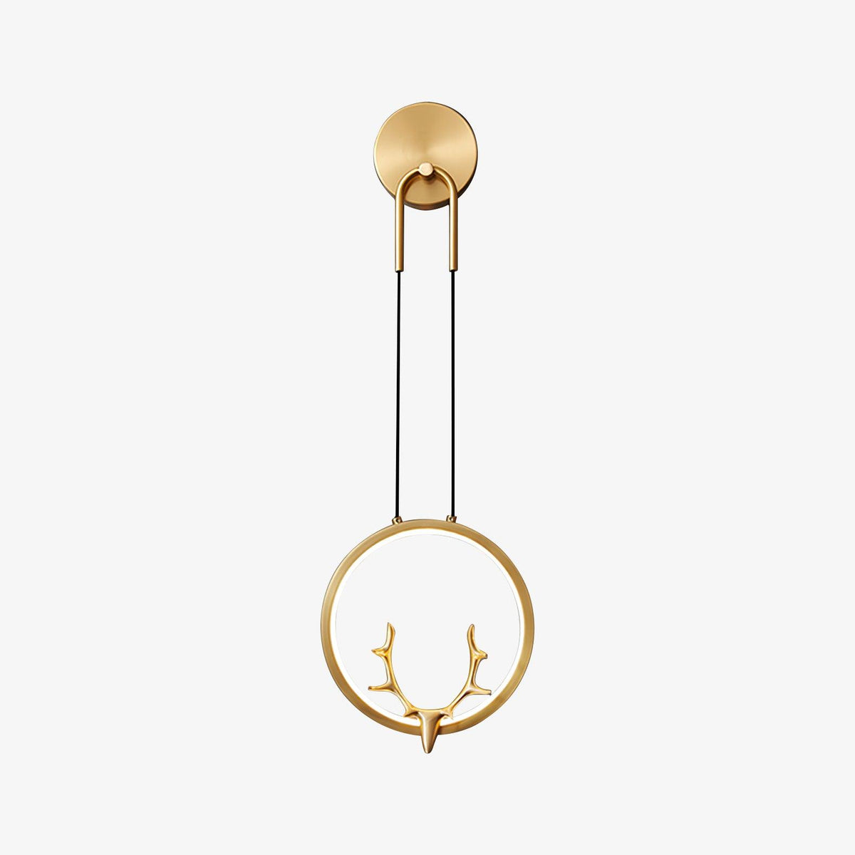 Delavelle Brass Wall Light-Moonnatur