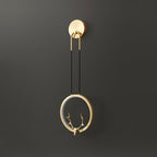 Delavelle Brass Wall Light-Moonnatur