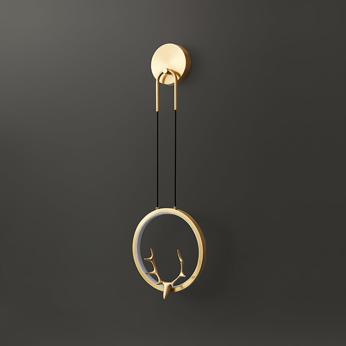 Delavelle Brass Wall Light-Moonnatur