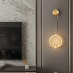 Delavelle Brass Wall Light-Moonnatur