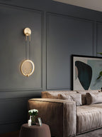 Delavelle Brass Wall Light-Moonnatur