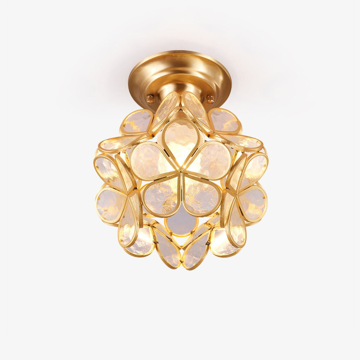 Calderera Glass Ceiling Light-Moonnatur