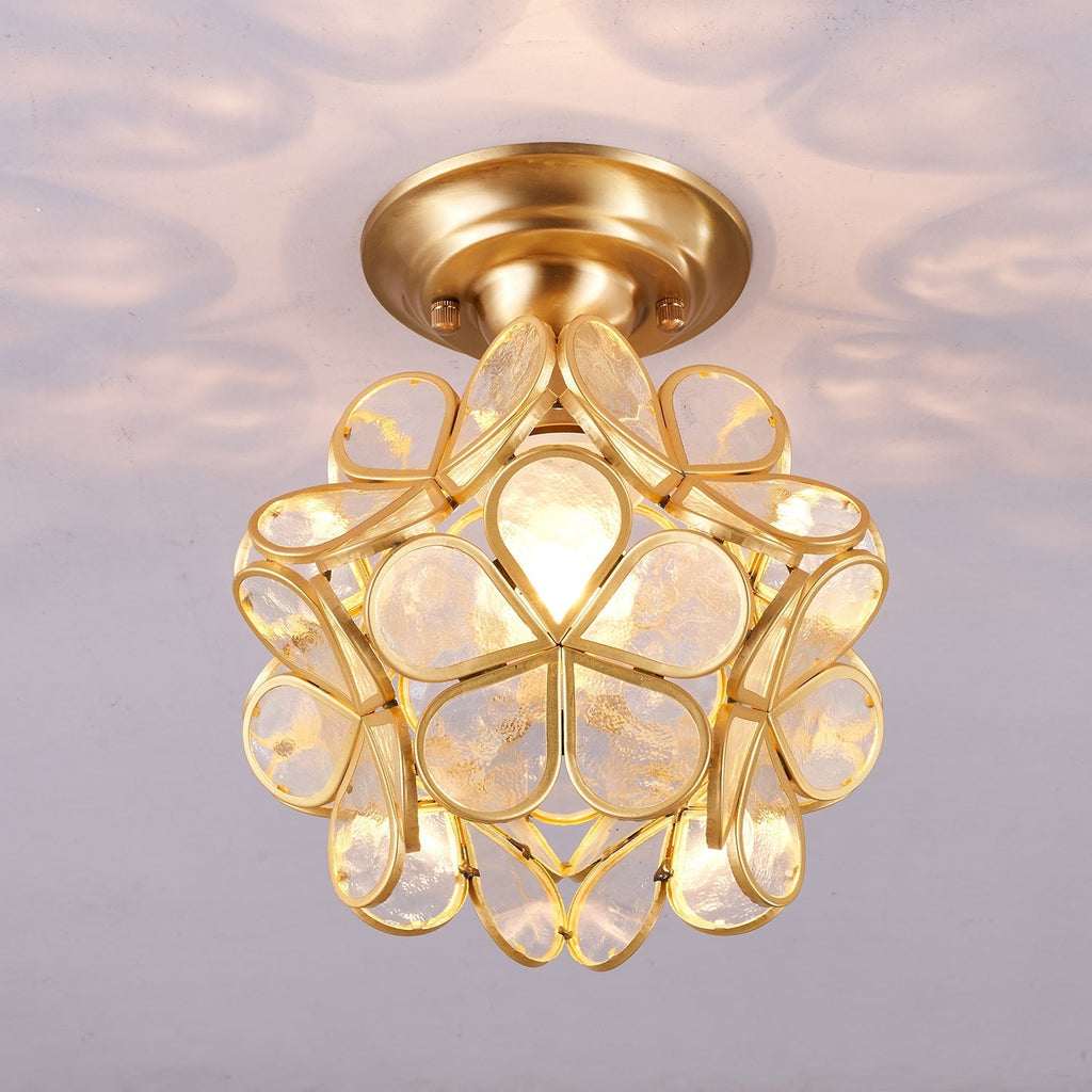 Calderera Glass Ceiling Light-Moonnatur