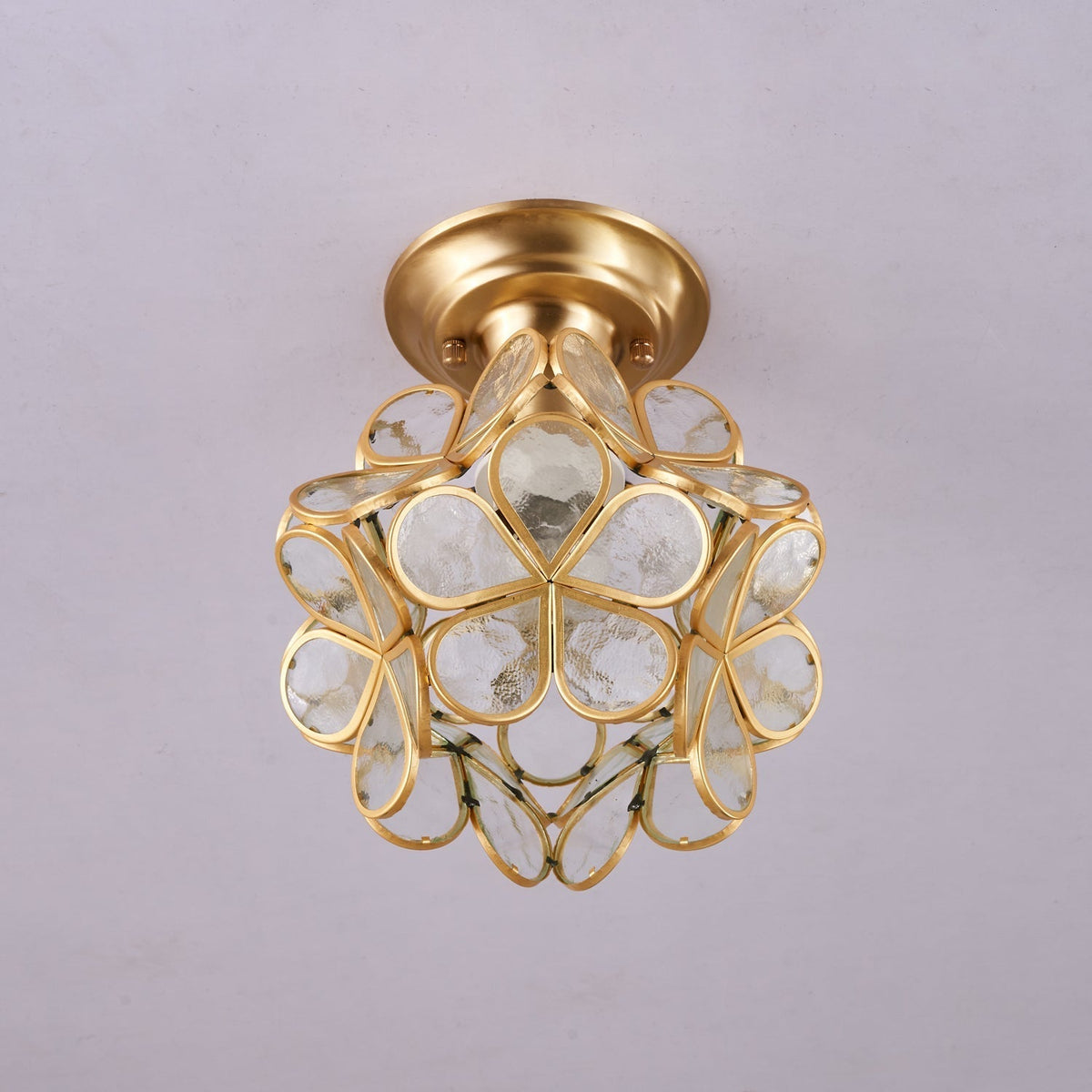 Calderera Glass Ceiling Light-Moonnatur