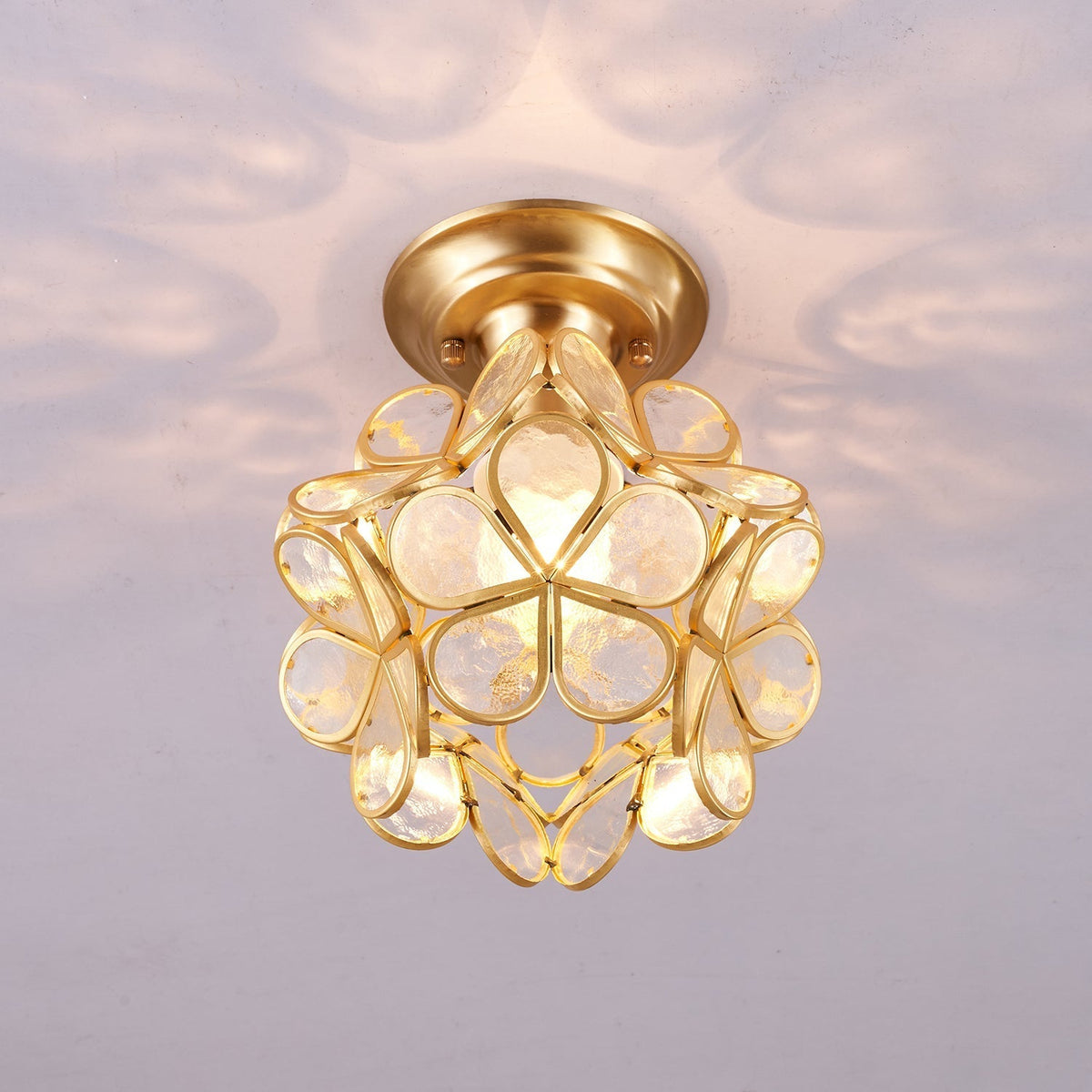 Calderera Glass Ceiling Light-Moonnatur
