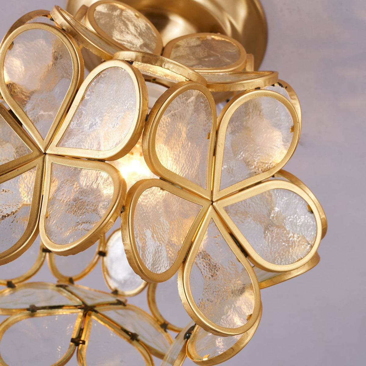 Calderera Glass Ceiling Light-Moonnatur