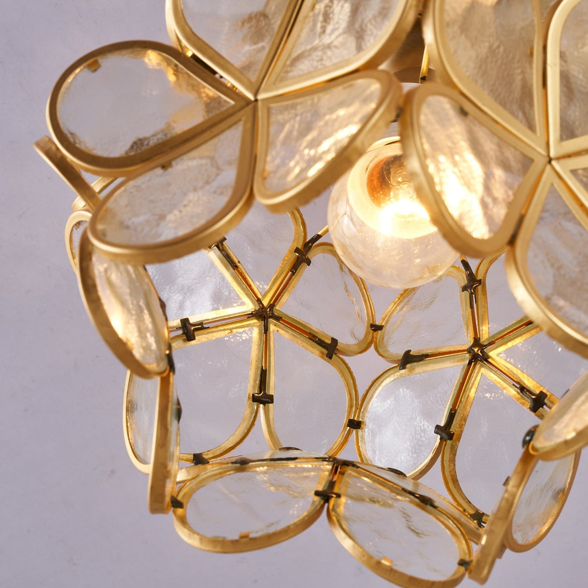 Calderera Glass Ceiling Light-Moonnatur
