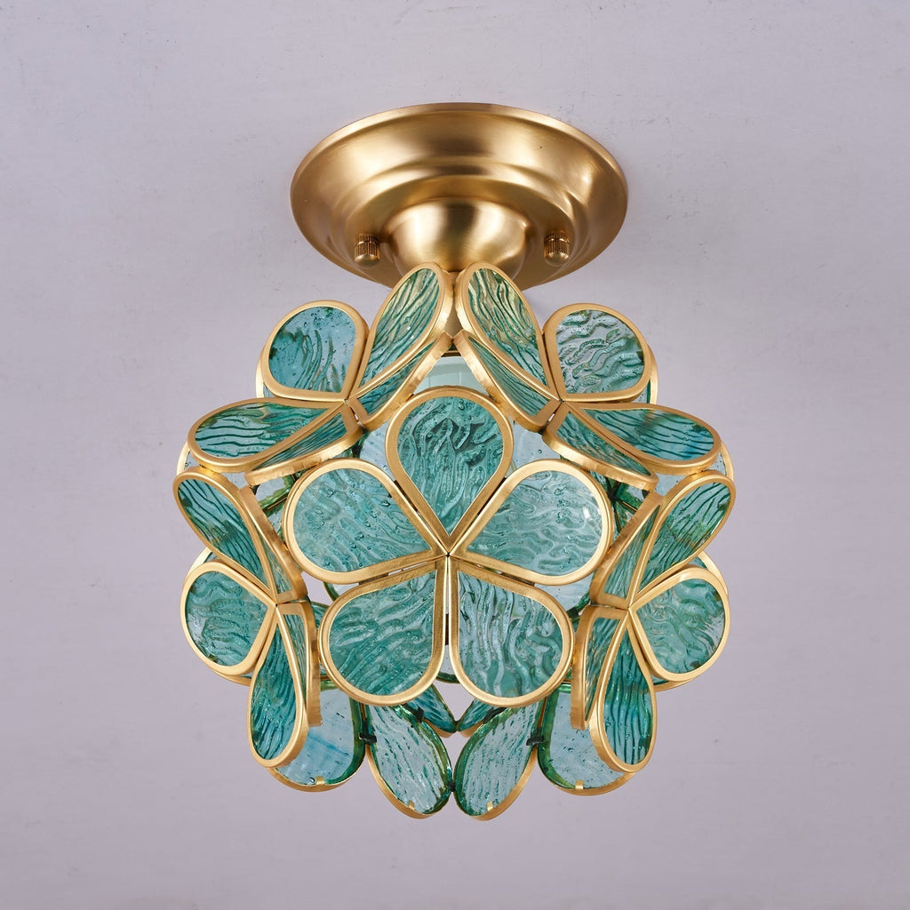 Calderera Glass Ceiling Light-Moonnatur