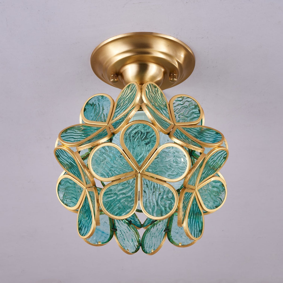Calderera Glass Ceiling Light-Moonnatur