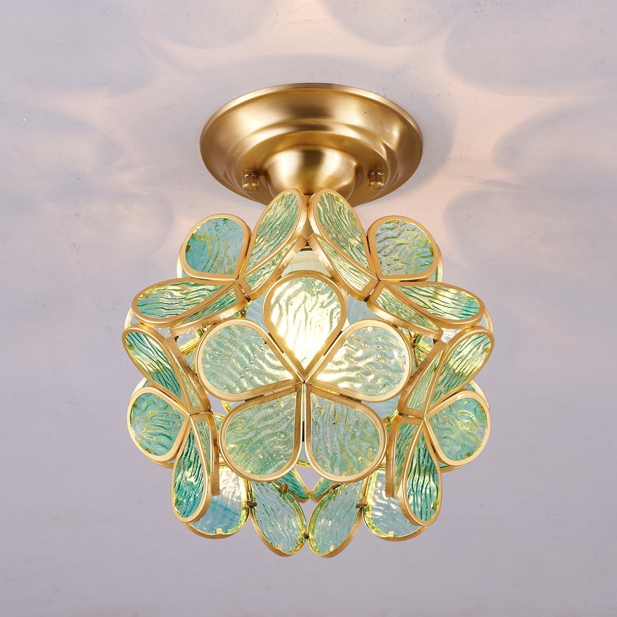 Calderera Glass Ceiling Light-Moonnatur