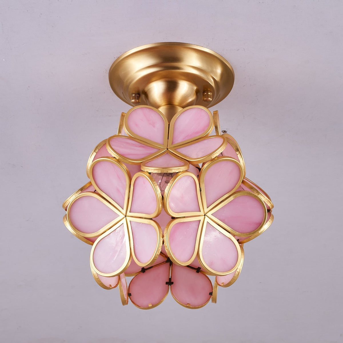 Calderera Glass Ceiling Light-Moonnatur