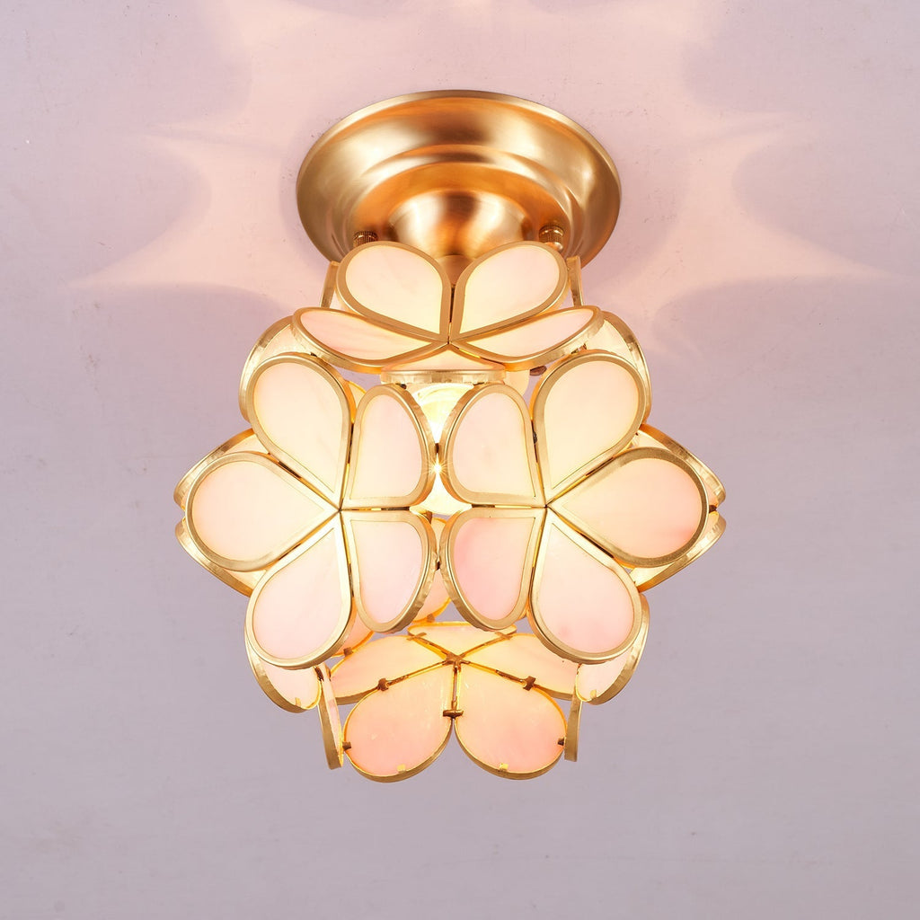 Calderera Glass Ceiling Light-Moonnatur