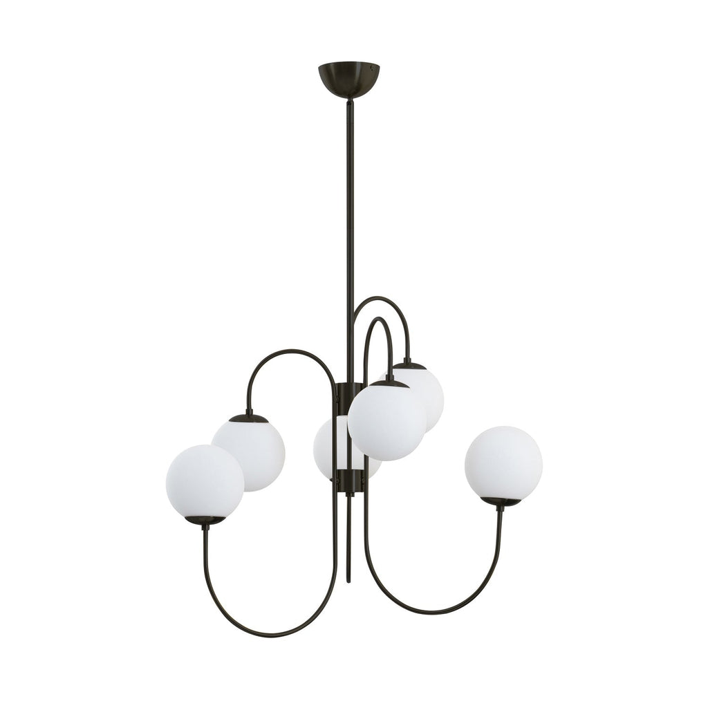 Aldenera Glass Chandelier-Moonnatur
