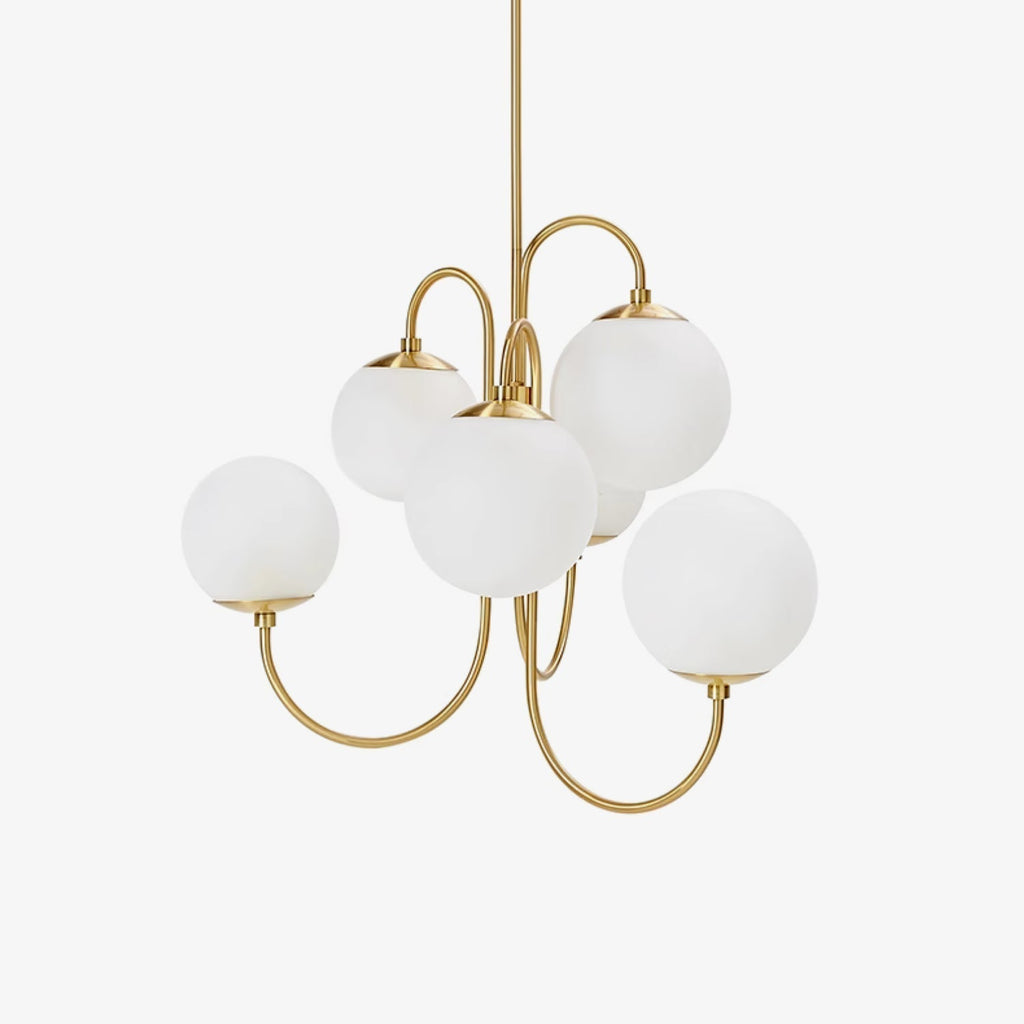 Aldenera Glass Chandelier-Moonnatur