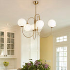 Aldenera Glass Chandelier-Moonnatur
