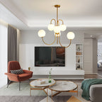 Aldenera Glass Chandelier-Moonnatur