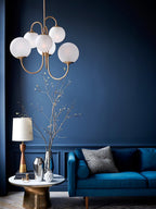 Aldenera Glass Chandelier-Moonnatur