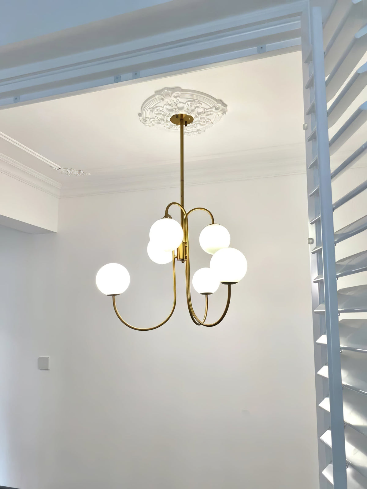 Aldenera Glass Chandelier-Moonnatur