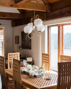 Aldenera Glass Chandelier-Moonnatur