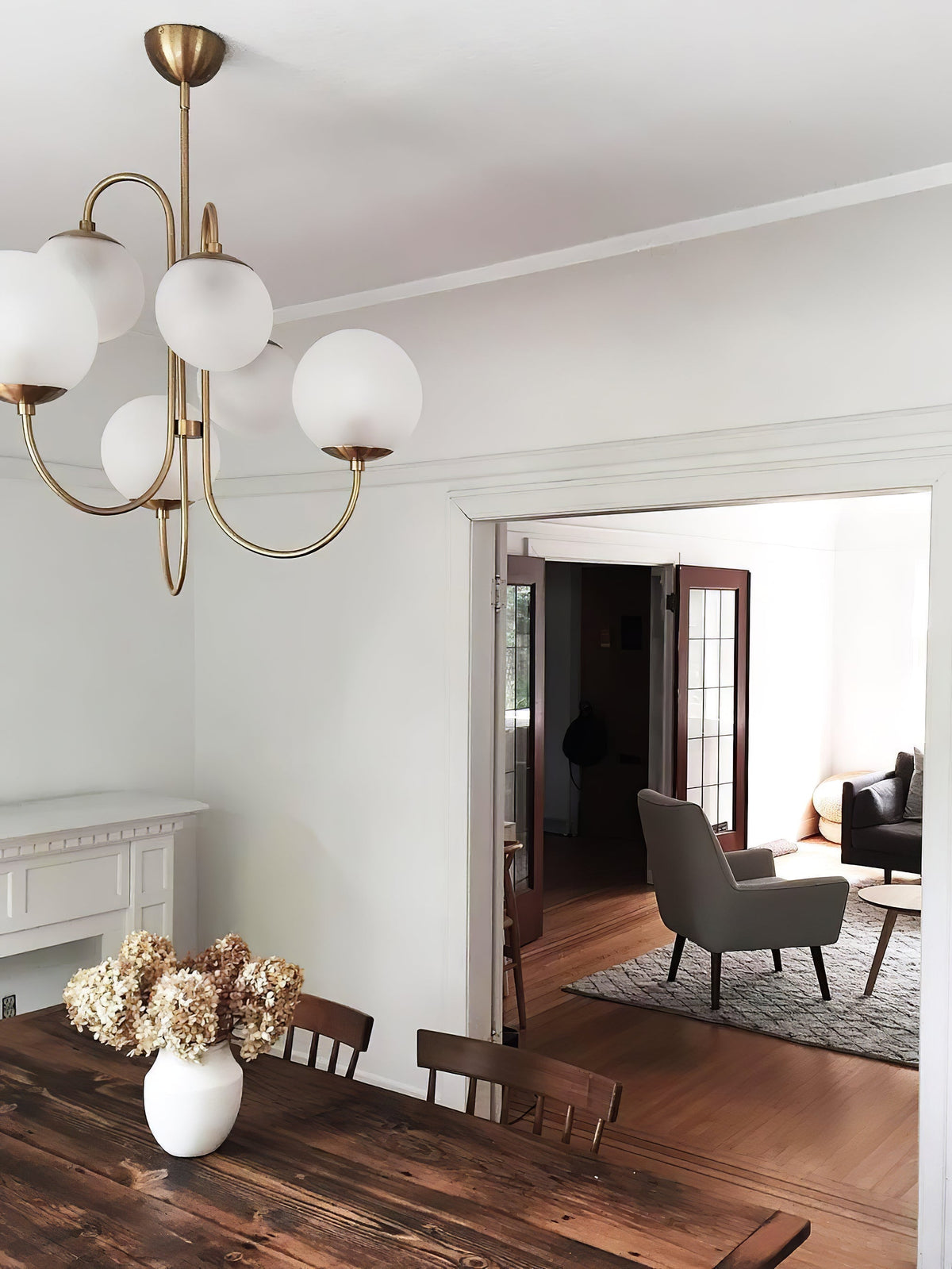 Aldenera Glass Chandelier-Moonnatur